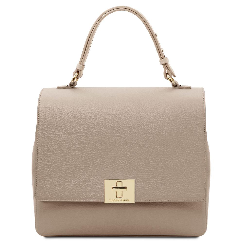 Tuscany Leather Borsa a Mano in Pelle Convertibile a Zaino Negozi Online