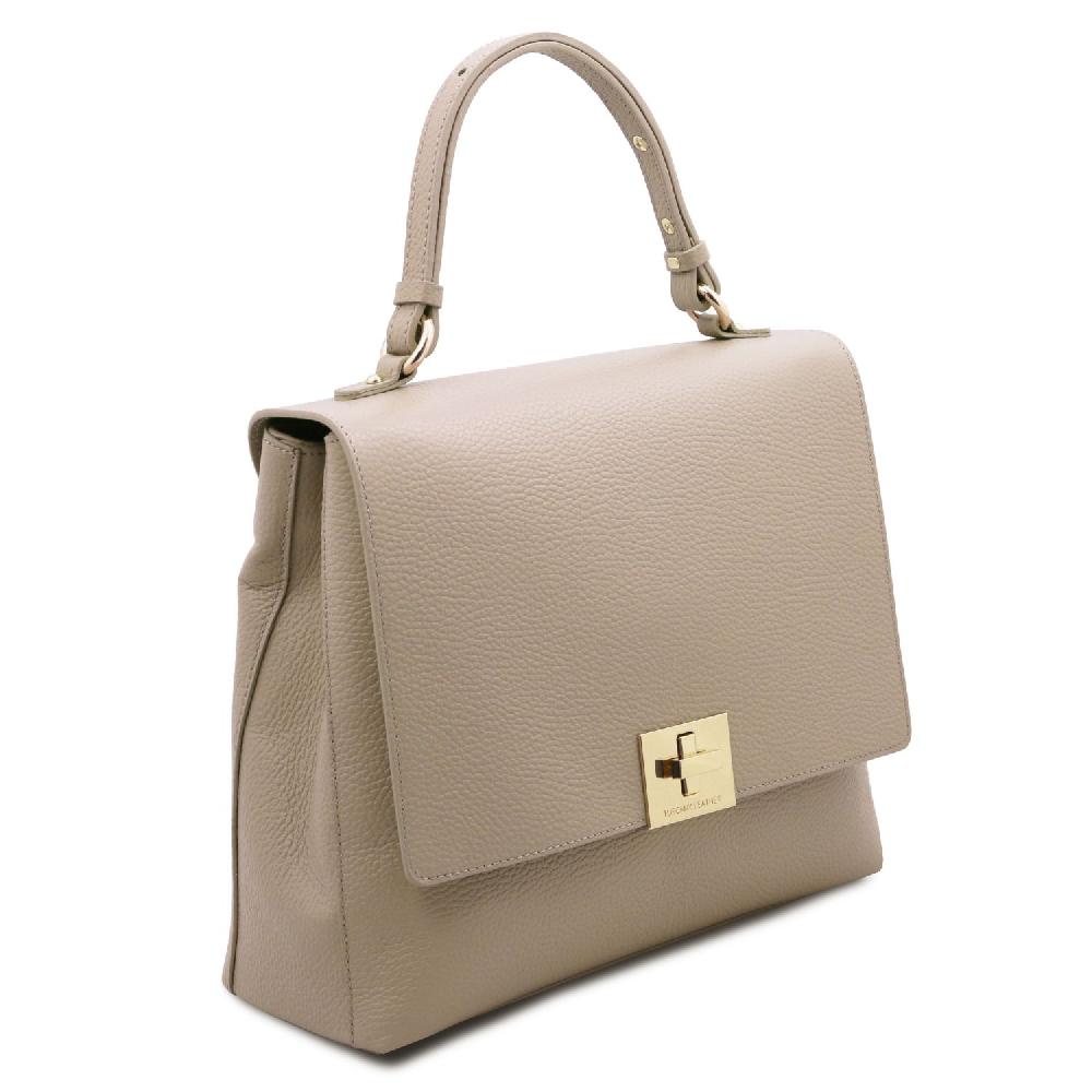 Tuscany Leather Borsa a Mano in Pelle Convertibile a Zaino Negozi Online