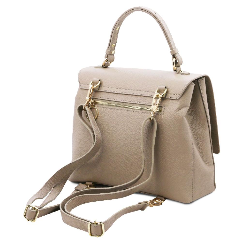 Tuscany Leather Borsa a Mano in Pelle Convertibile a Zaino Negozi Online