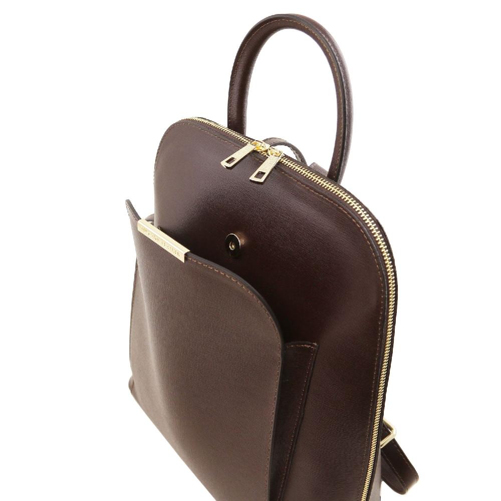 Tuscany Leather Zaino da Donna in Pelle Saffiano Shopping Online