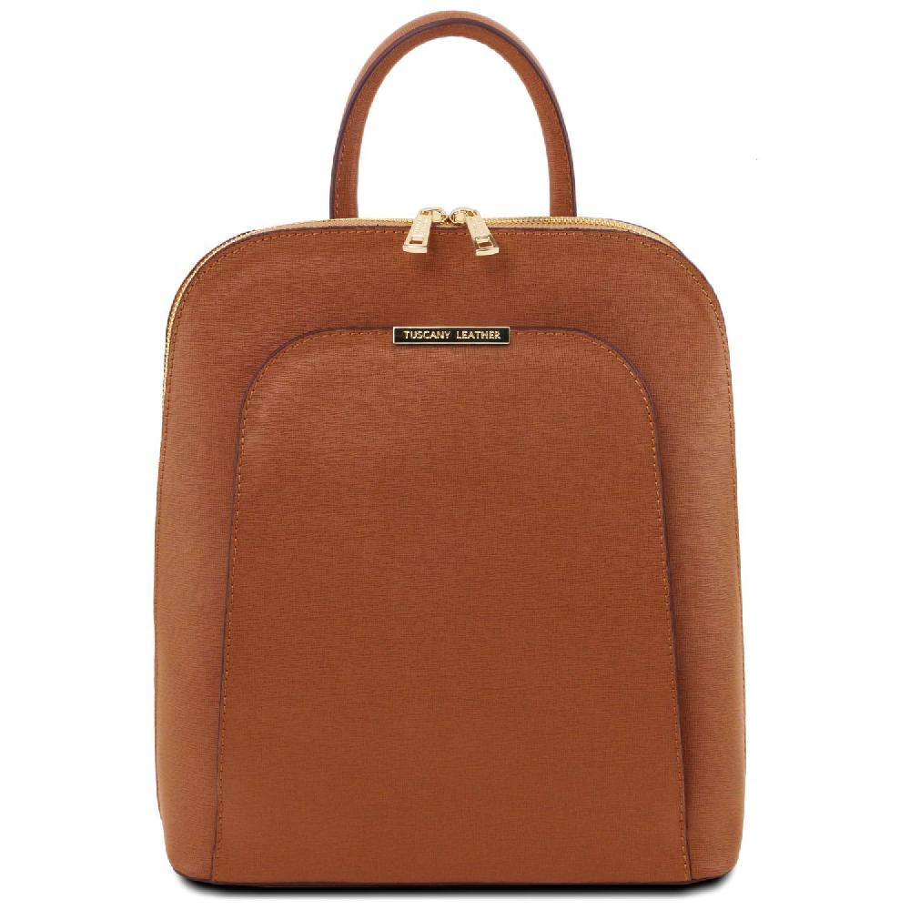 Tuscany Leather Zaino da Donna in Pelle Saffiano Affare Del Giorno