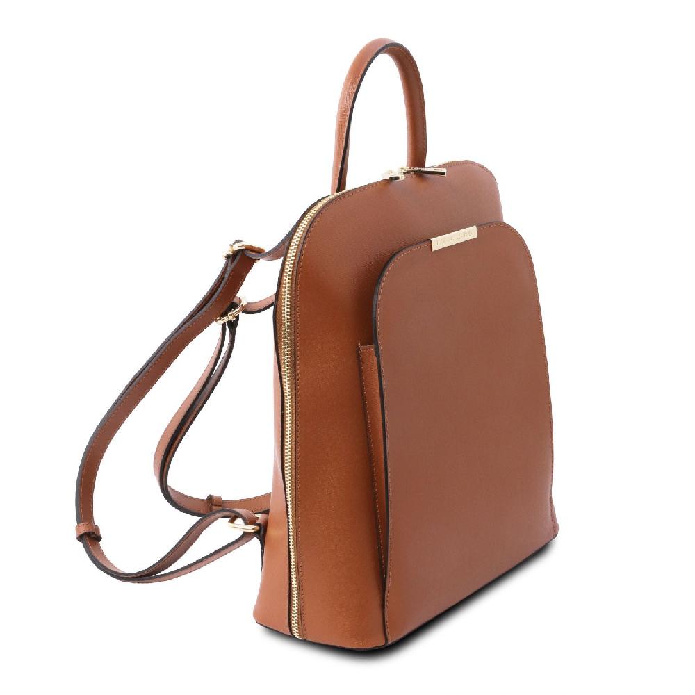 Tuscany Leather Zaino da Donna in Pelle Saffiano Affare Del Giorno