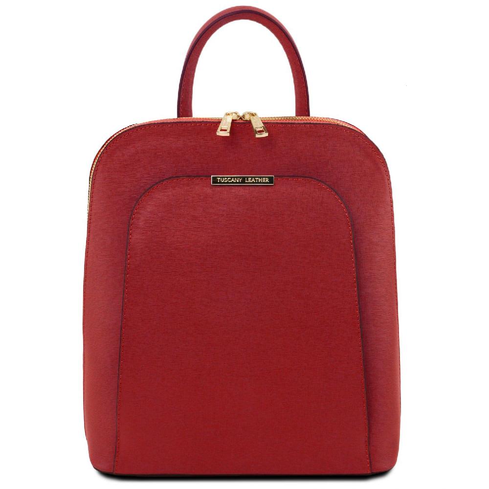Tuscany Leather Zaino da Donna in Pelle Saffiano Prezzo Ridotto