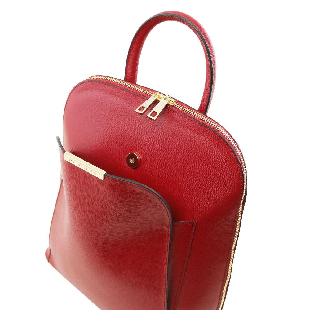 Tuscany Leather Zaino da Donna in Pelle Saffiano Prezzo Ridotto