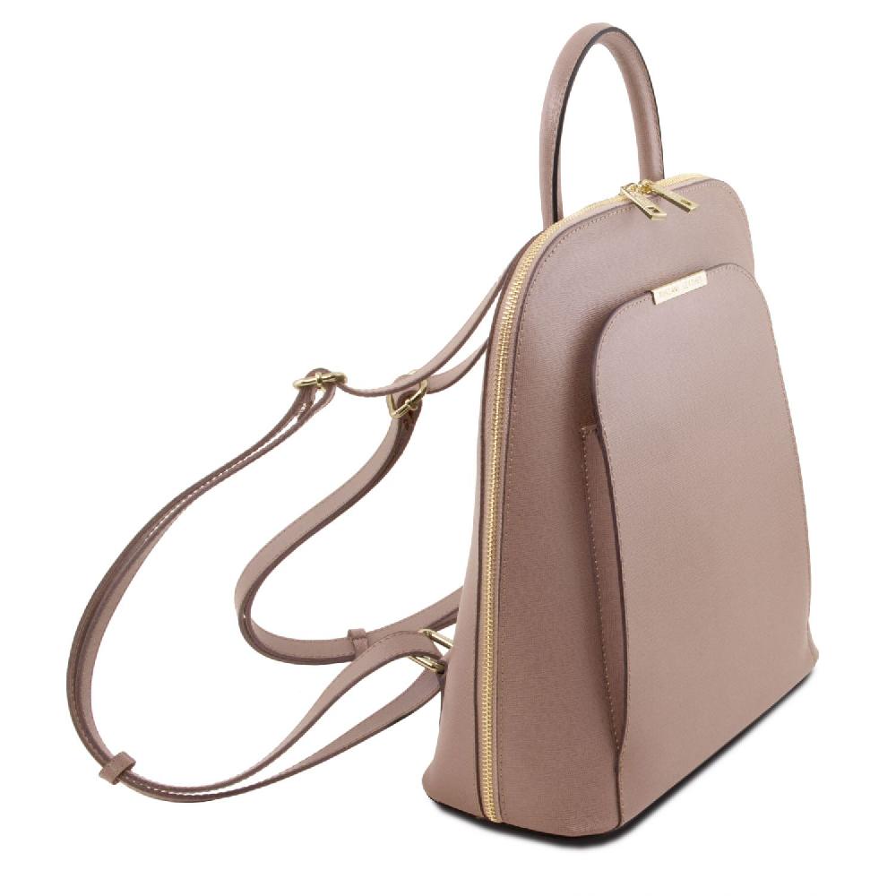 Tuscany Leather Zaino da Donna in Pelle Saffiano Sottocosto