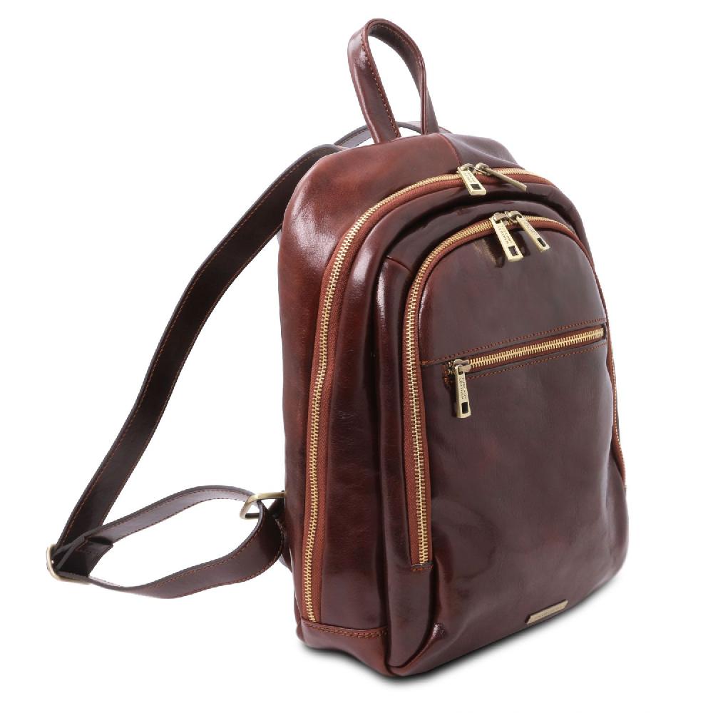 Tuscany Leather Zaino in Pelle 2 Scomparti Economico