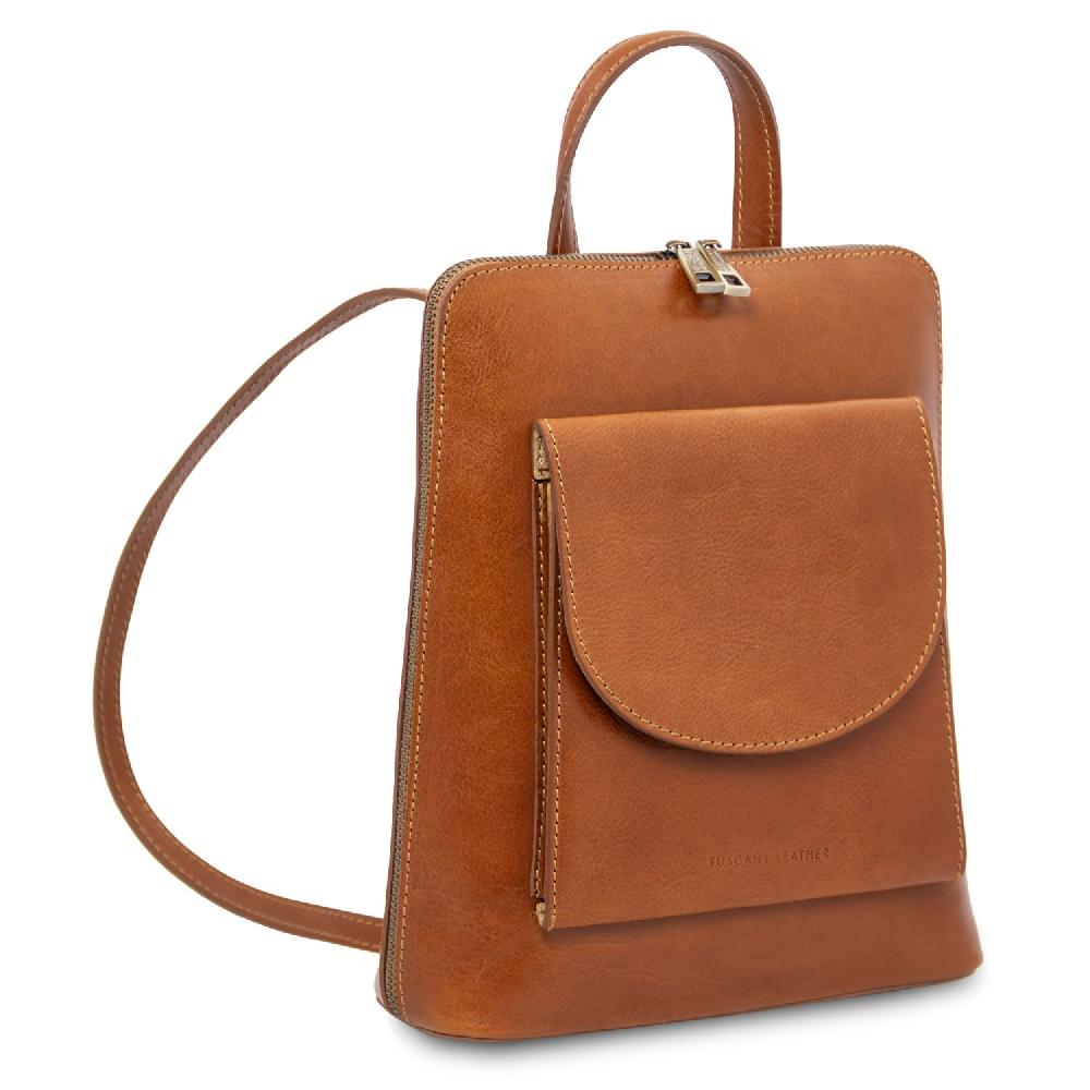 Tuscany Leather Zaino Piccolo da Donna in Pelle In Saldo