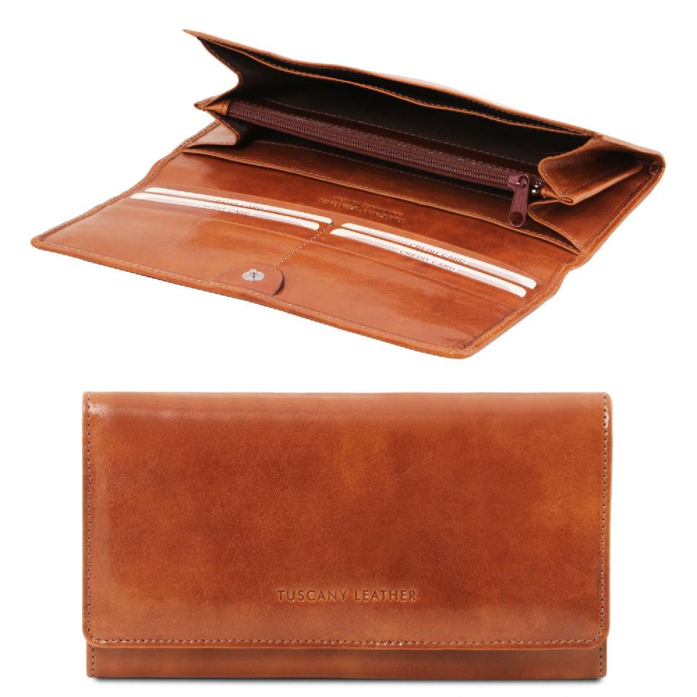 Tuscany Leather Esclusivo Portafoglio da Donna in Pelle Saldi