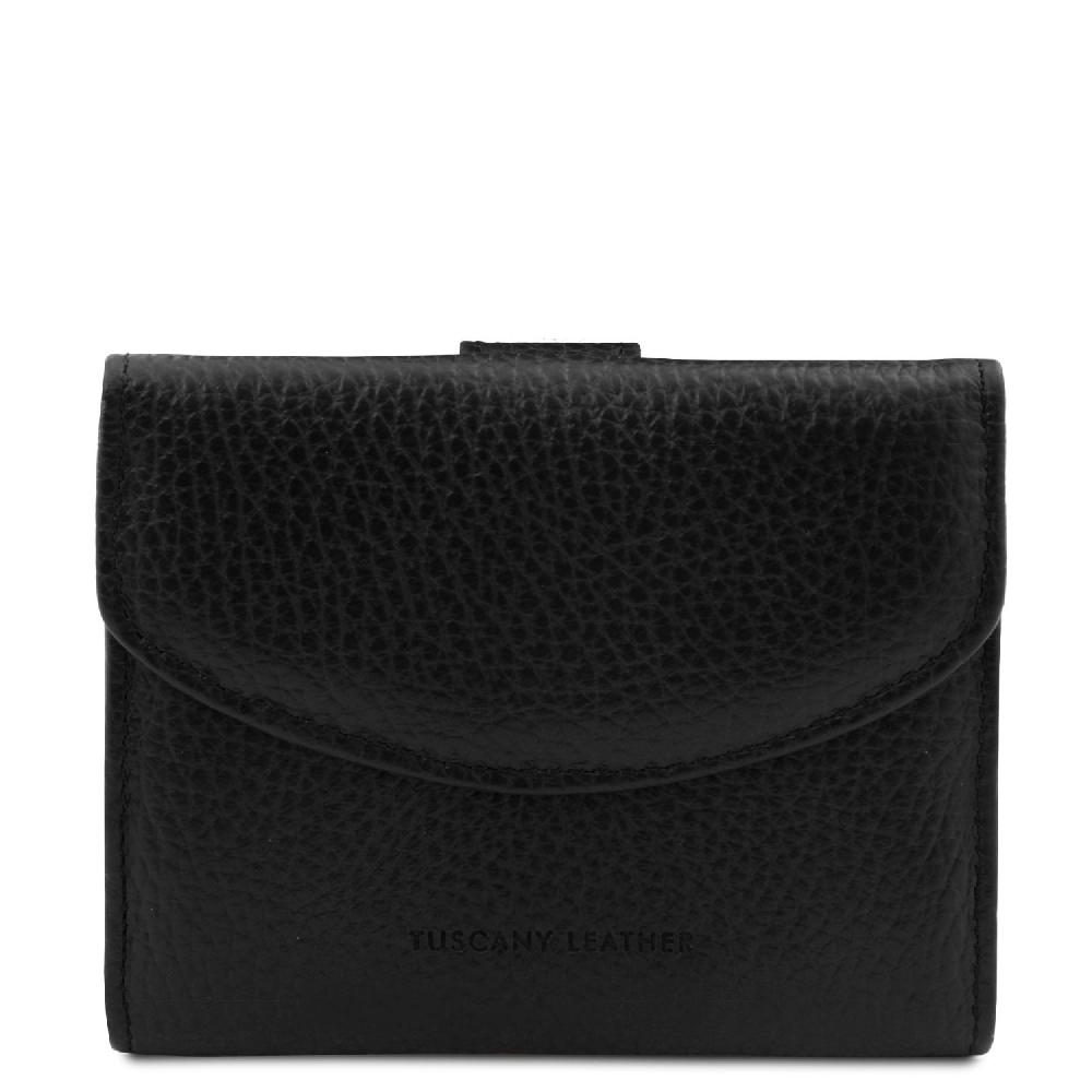 Tuscany Leather Esclusivo Portafoglio da Donna 3 Ante con Portaspiccioli in Pelle Hotsell