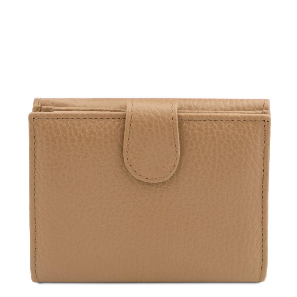 Tuscany Leather Esclusivo Portafoglio da Donna 3 Ante con Portaspiccioli in Pelle Vendita Economica