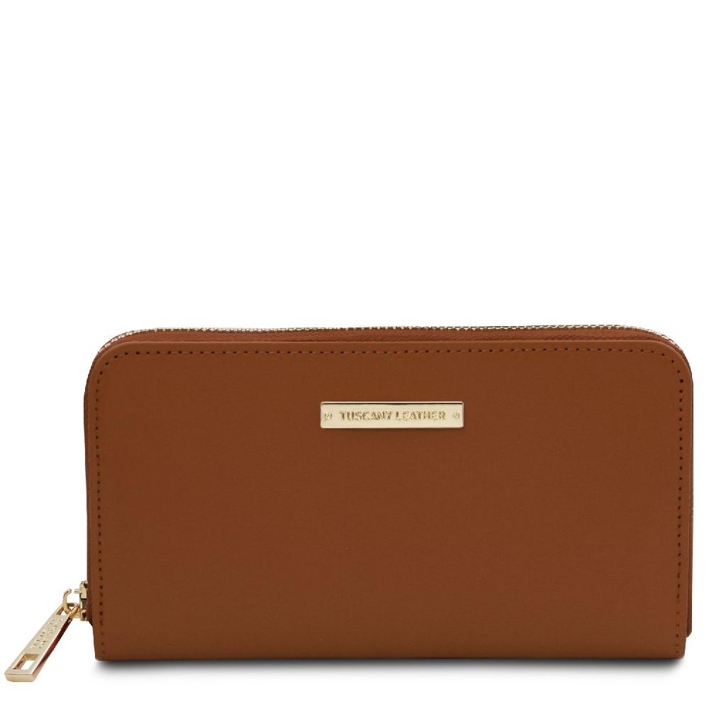 Tuscany Leather Esclusivo Portafogli in Pelle zip Around Negozio