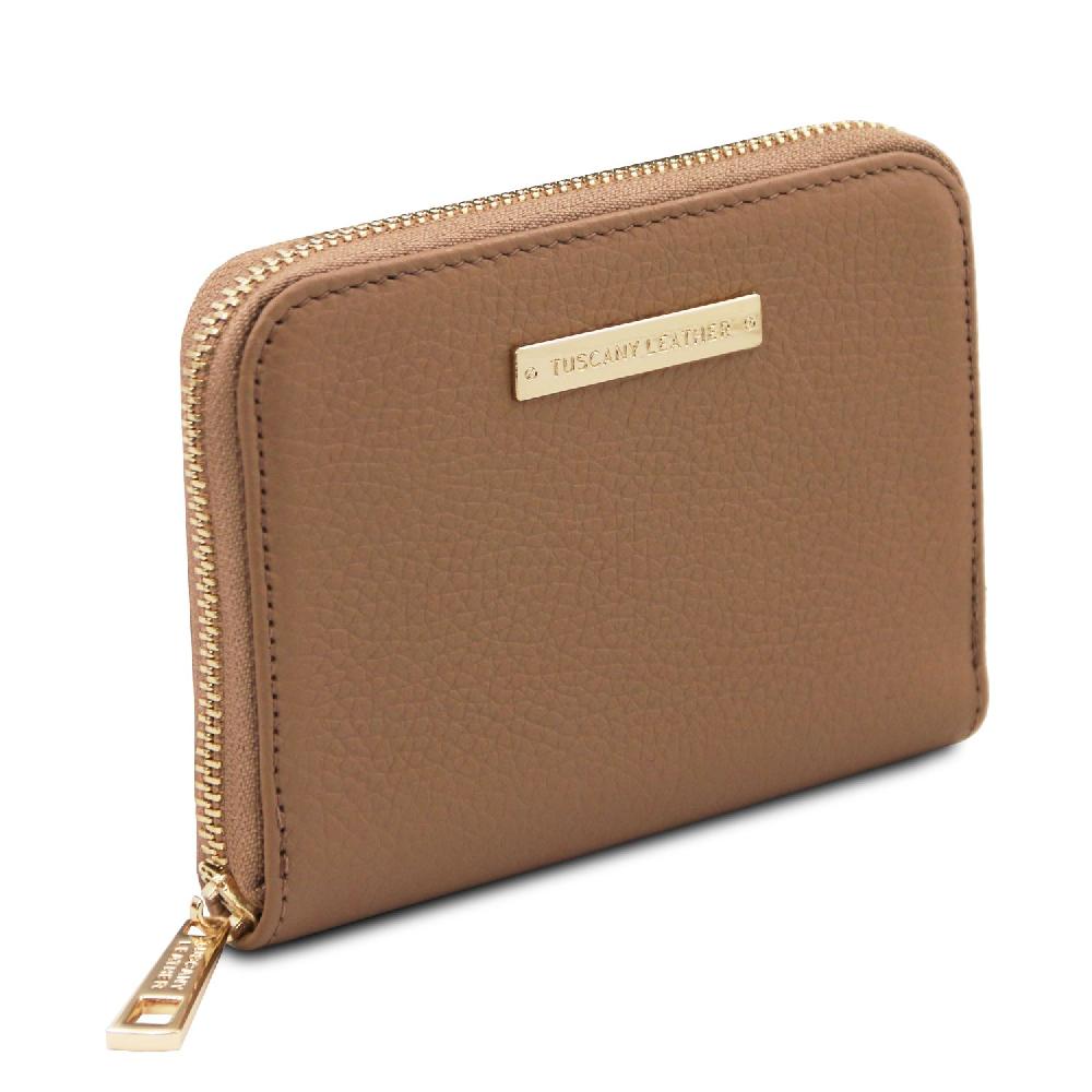 Tuscany Leather Esclusivo Portafogli in Pelle zip Around Italia