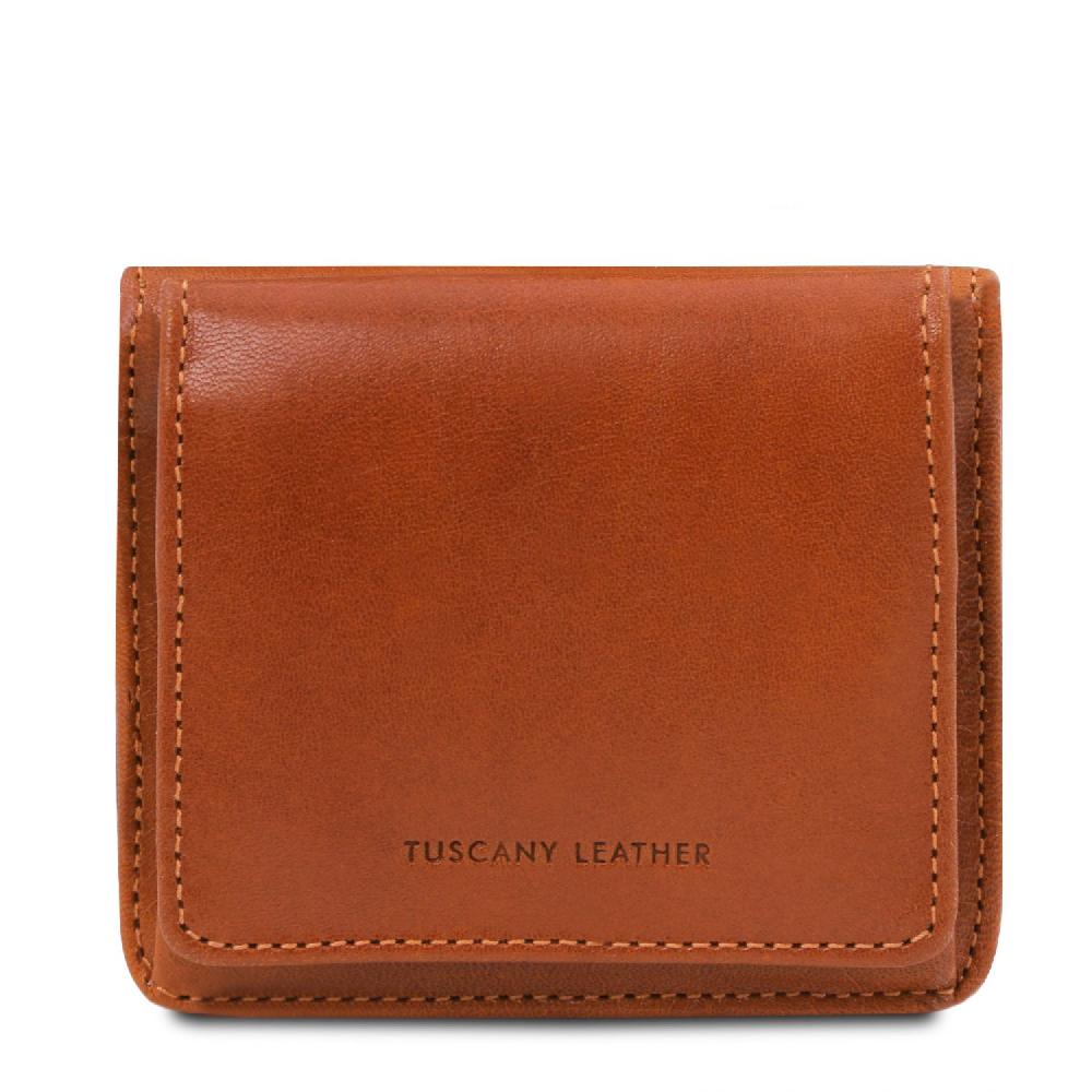 Tuscany Leather Esclusivo Portafogli in Pelle con Portamonete Vendita