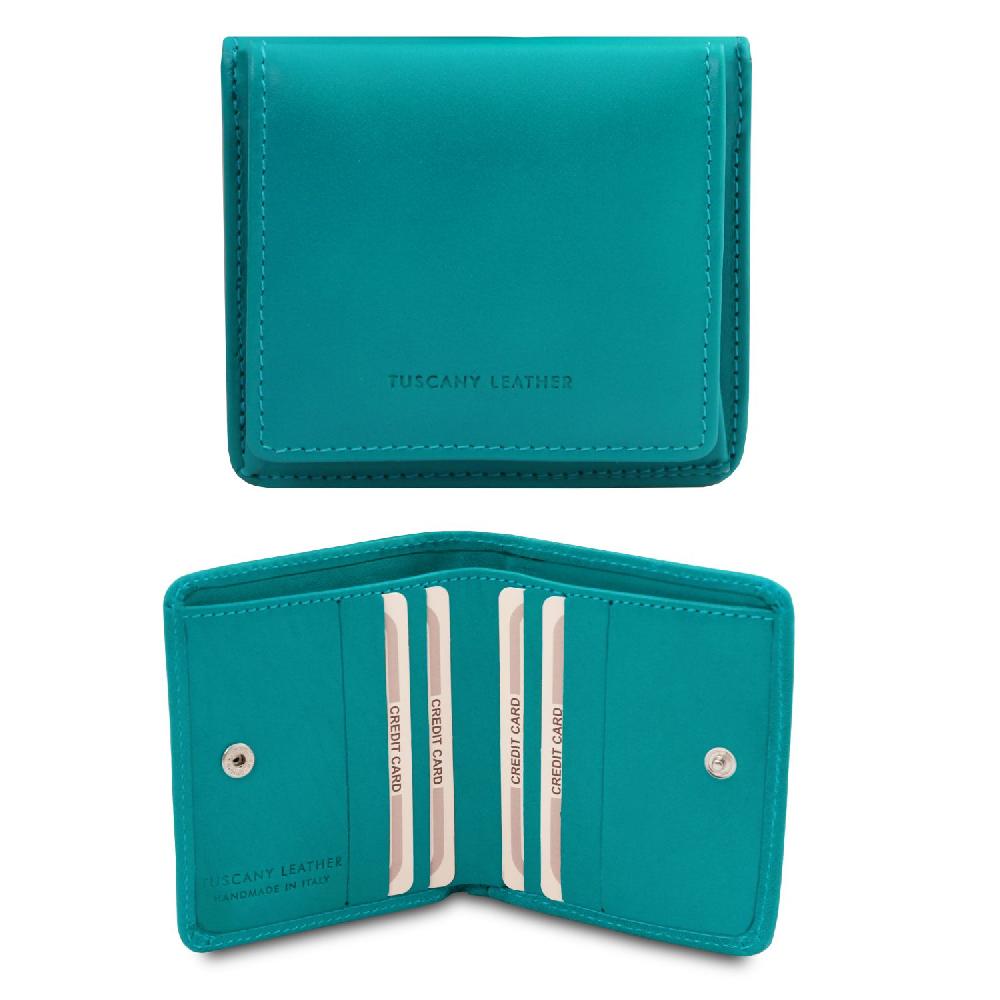 Tuscany Leather Esclusivo Portafogli in Pelle con Portamonete Spedizione Gratuita