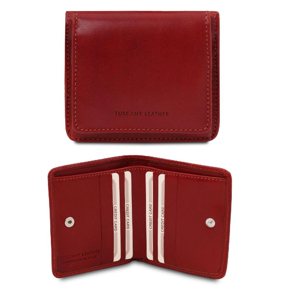 Tuscany Leather Esclusivo Portafogli in Pelle con Portamonete Pezzi Unici