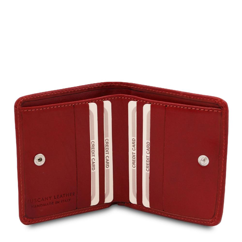 Tuscany Leather Esclusivo Portafogli in Pelle con Portamonete Pezzi Unici