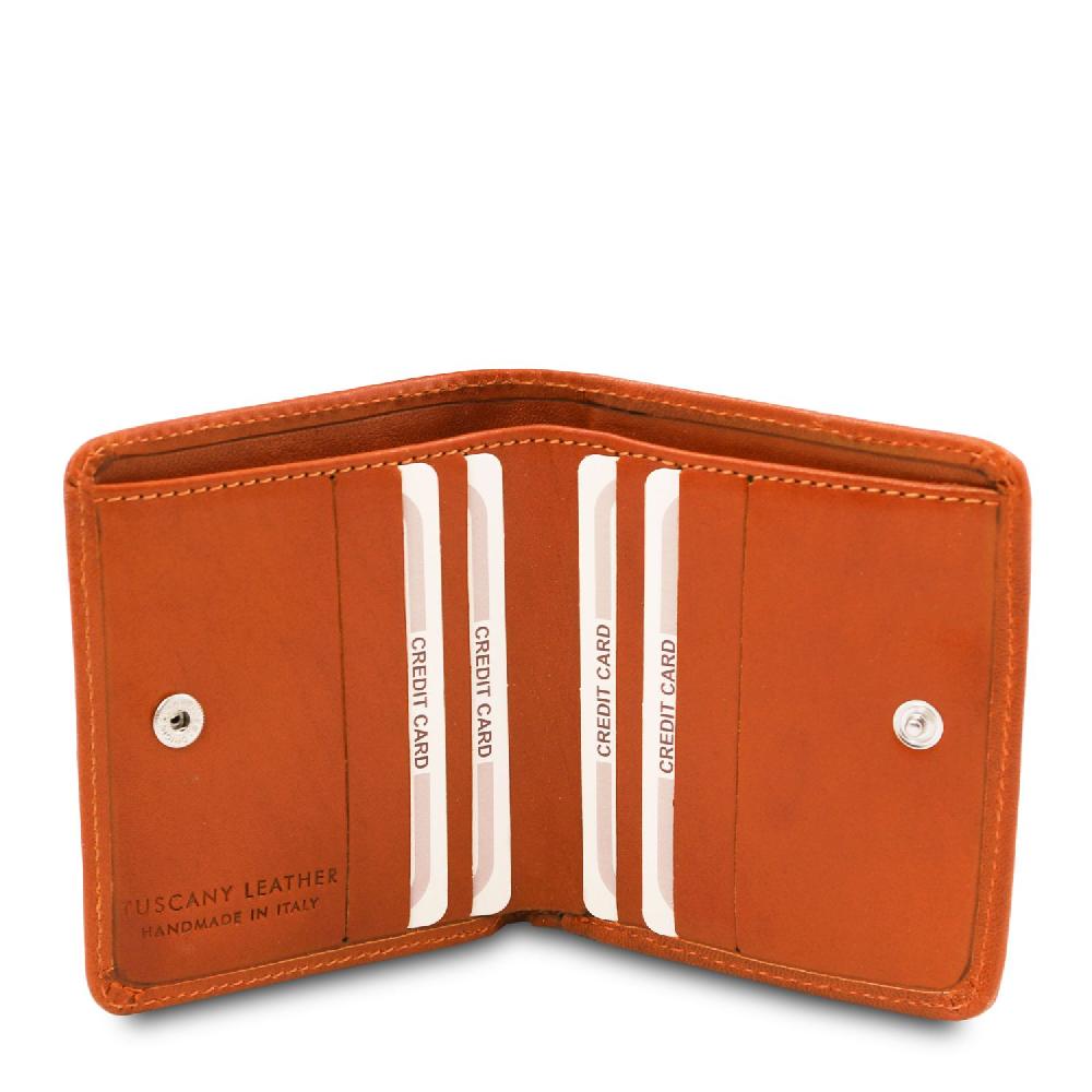 Tuscany Leather Esclusivo Portafogli in Pelle con Portamonete Soddisfazione Garantita