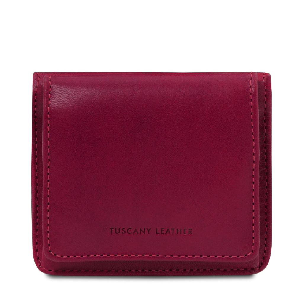 Tuscany Leather Esclusivo Portafogli in Pelle con Portamonete Qualità Garantita