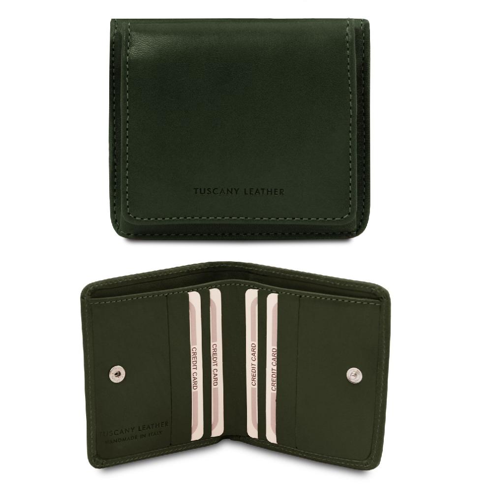 Tuscany Leather Esclusivo Portafogli in Pelle con Portamonete Negozi Online