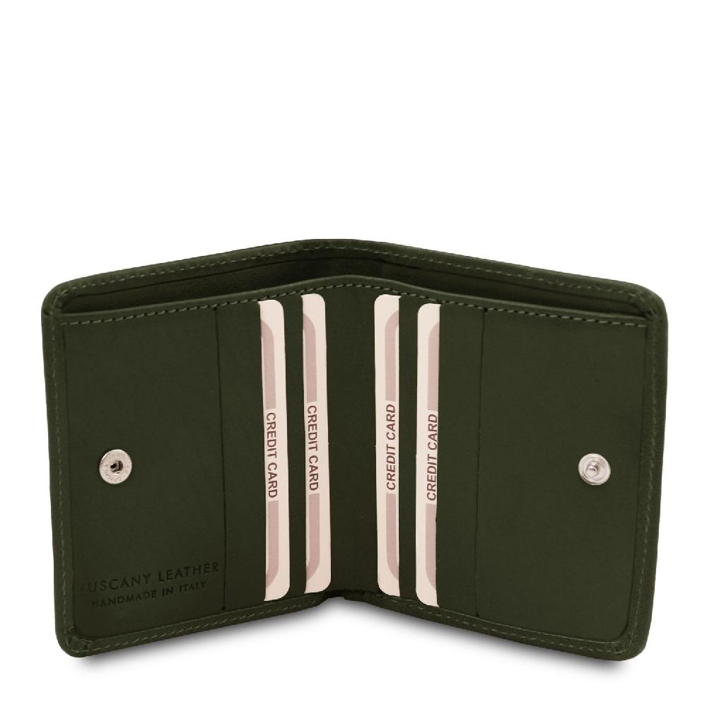 Tuscany Leather Esclusivo Portafogli in Pelle con Portamonete Negozi Online