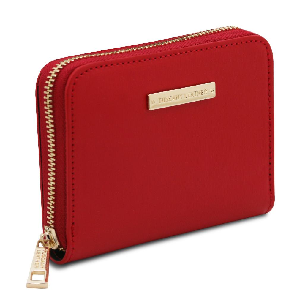 Tuscany Leather Esclusivo Portafogli in Pelle zip Around Shopping Online