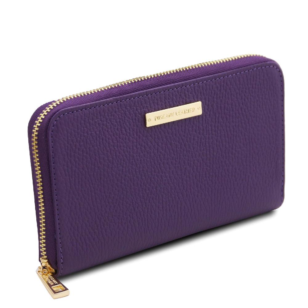 Tuscany Leather Esclusivo Portafogli in Pelle zip Around Economico
