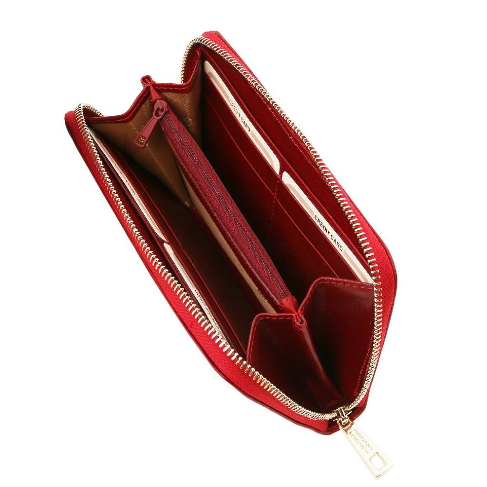Tuscany Leather Esclusivo Portafogli in Pelle zip Around Saldi