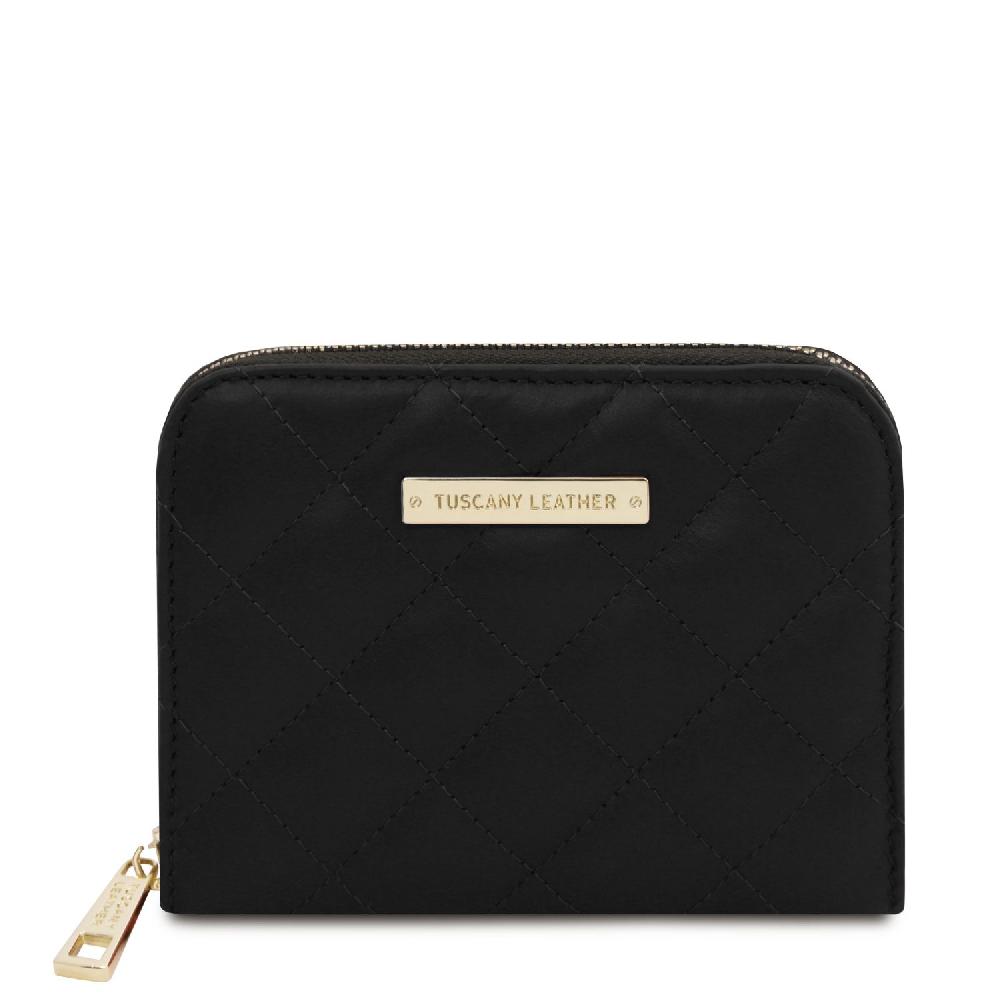 Tuscany Leather Esclusivo Portafogli in Pelle Morbida zip Around Offerte