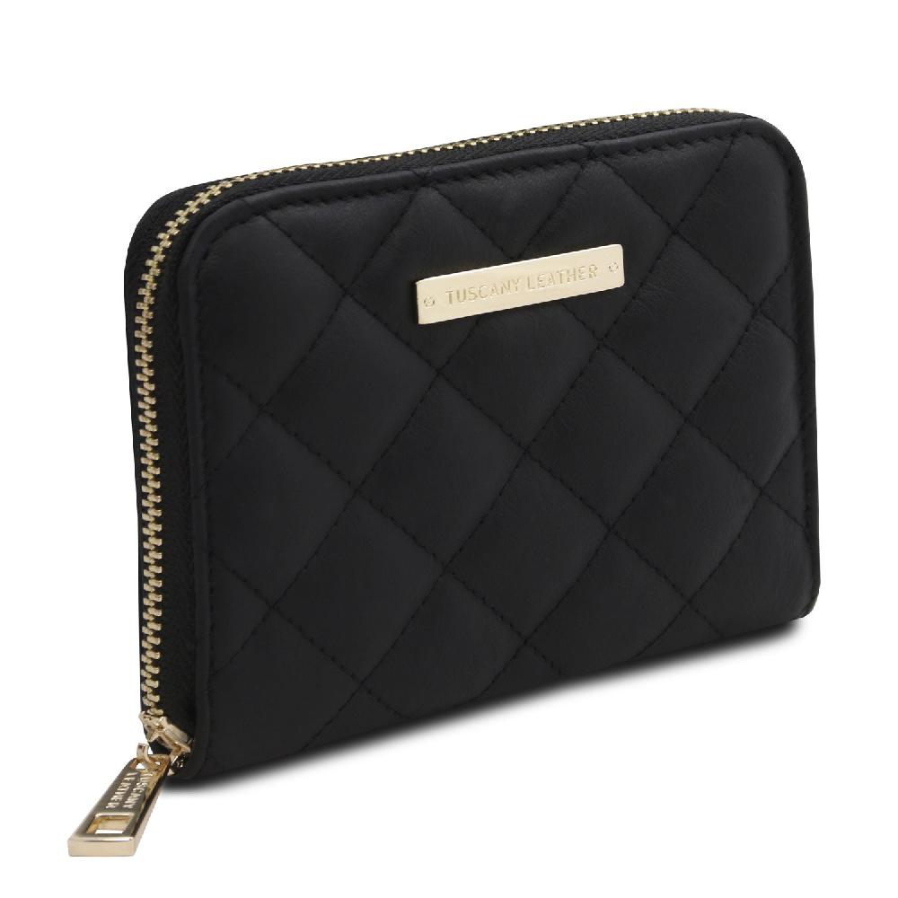 Tuscany Leather Esclusivo Portafogli in Pelle Morbida zip Around Offerte