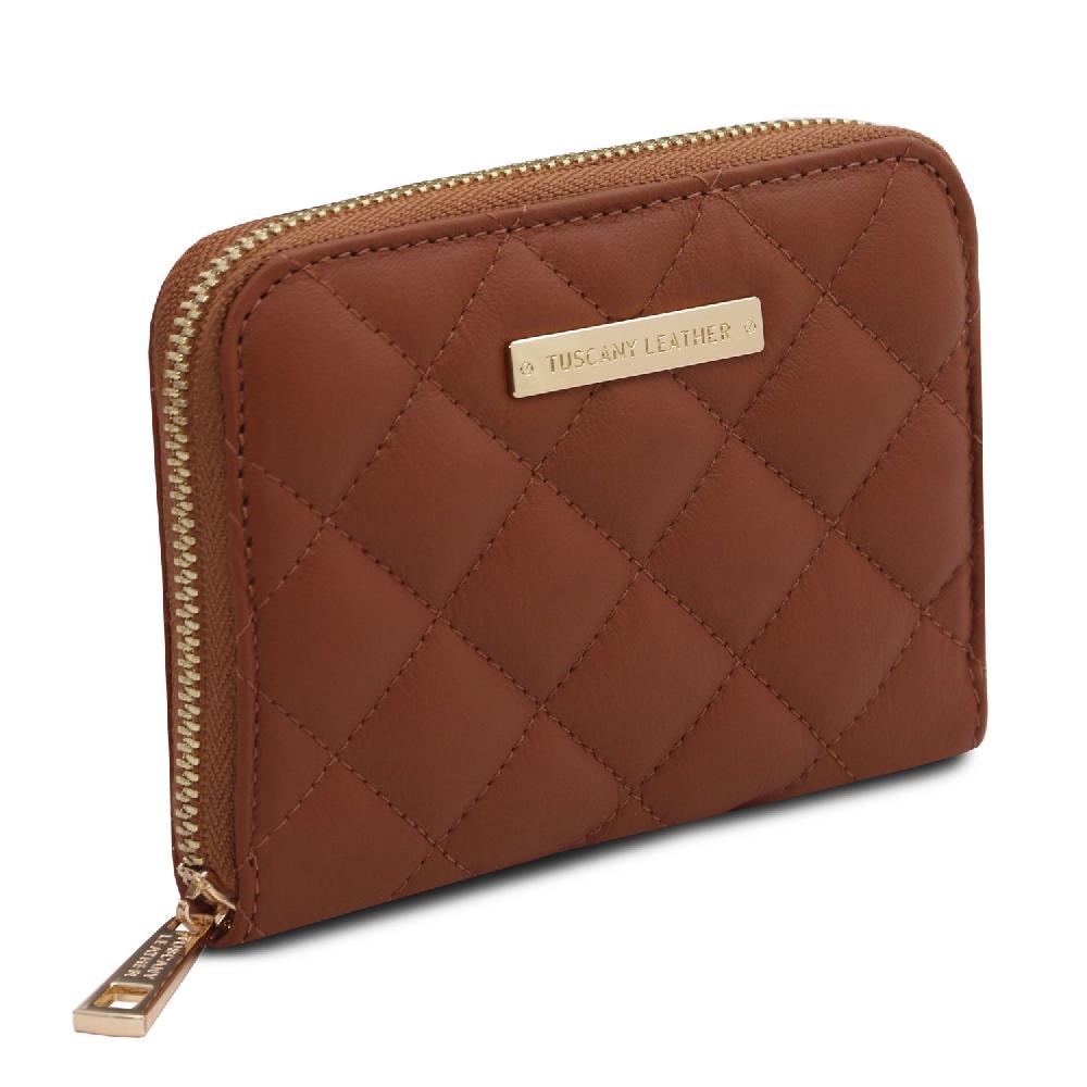 Tuscany Leather Esclusivo Portafogli in Pelle Morbida zip Around Hotsell
