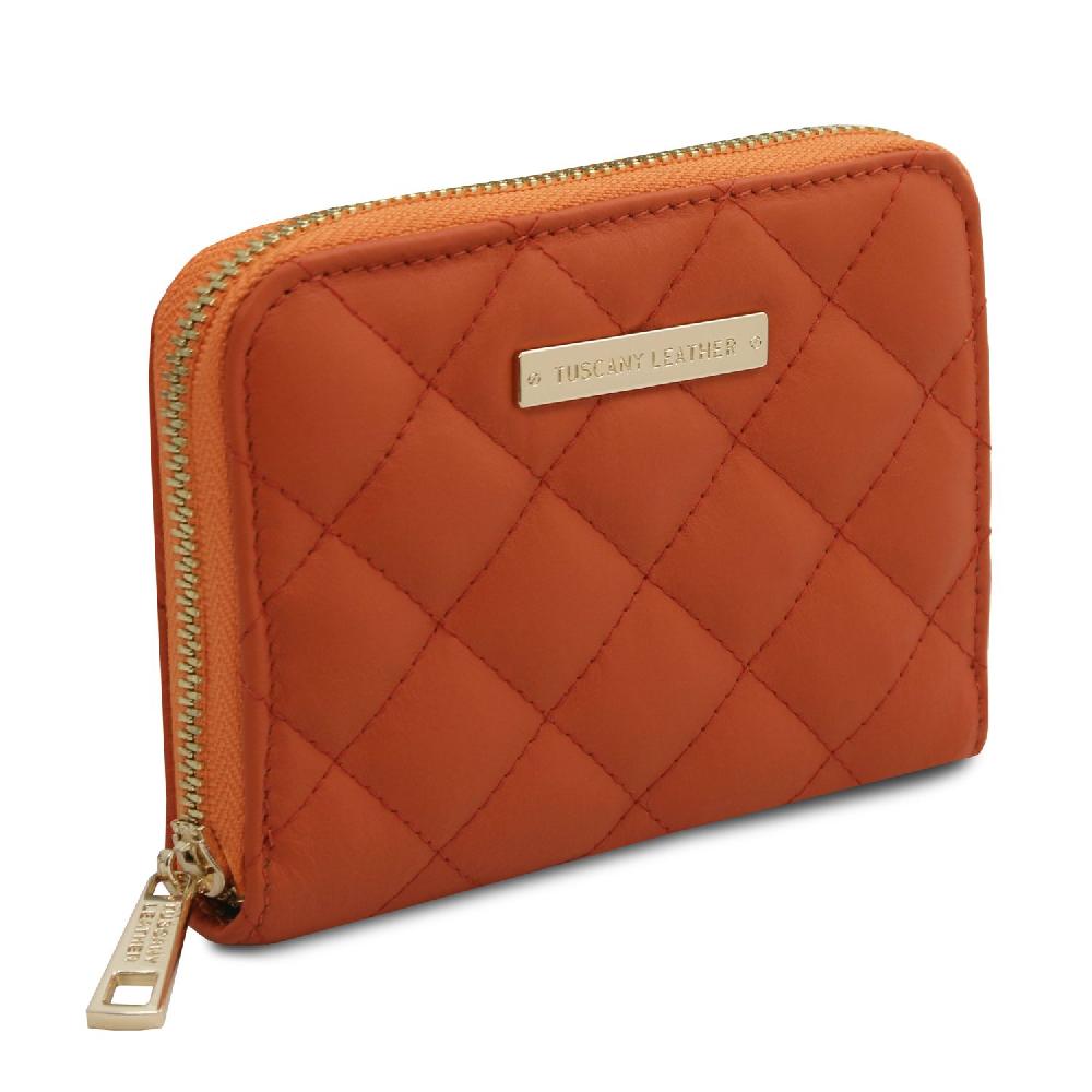Tuscany Leather Esclusivo Portafogli in Pelle Morbida zip Around I Più Venduti
