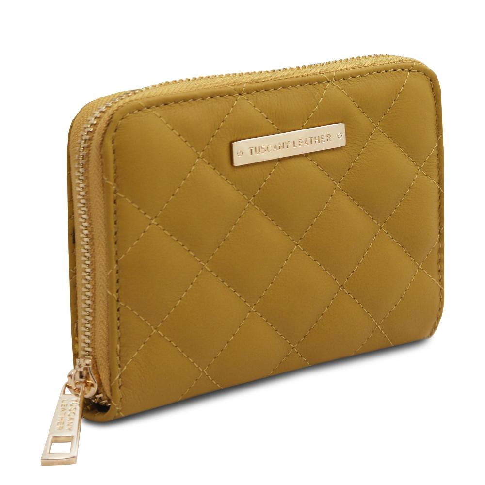 Tuscany Leather Esclusivo Portafogli in Pelle Morbida zip Around Vendite Flash