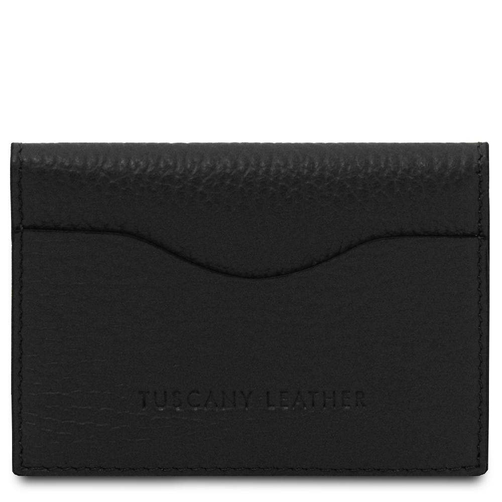 Tuscany Leather Porta Biglietti da Visita / Carte di Credito in Pelle Shopping Online
