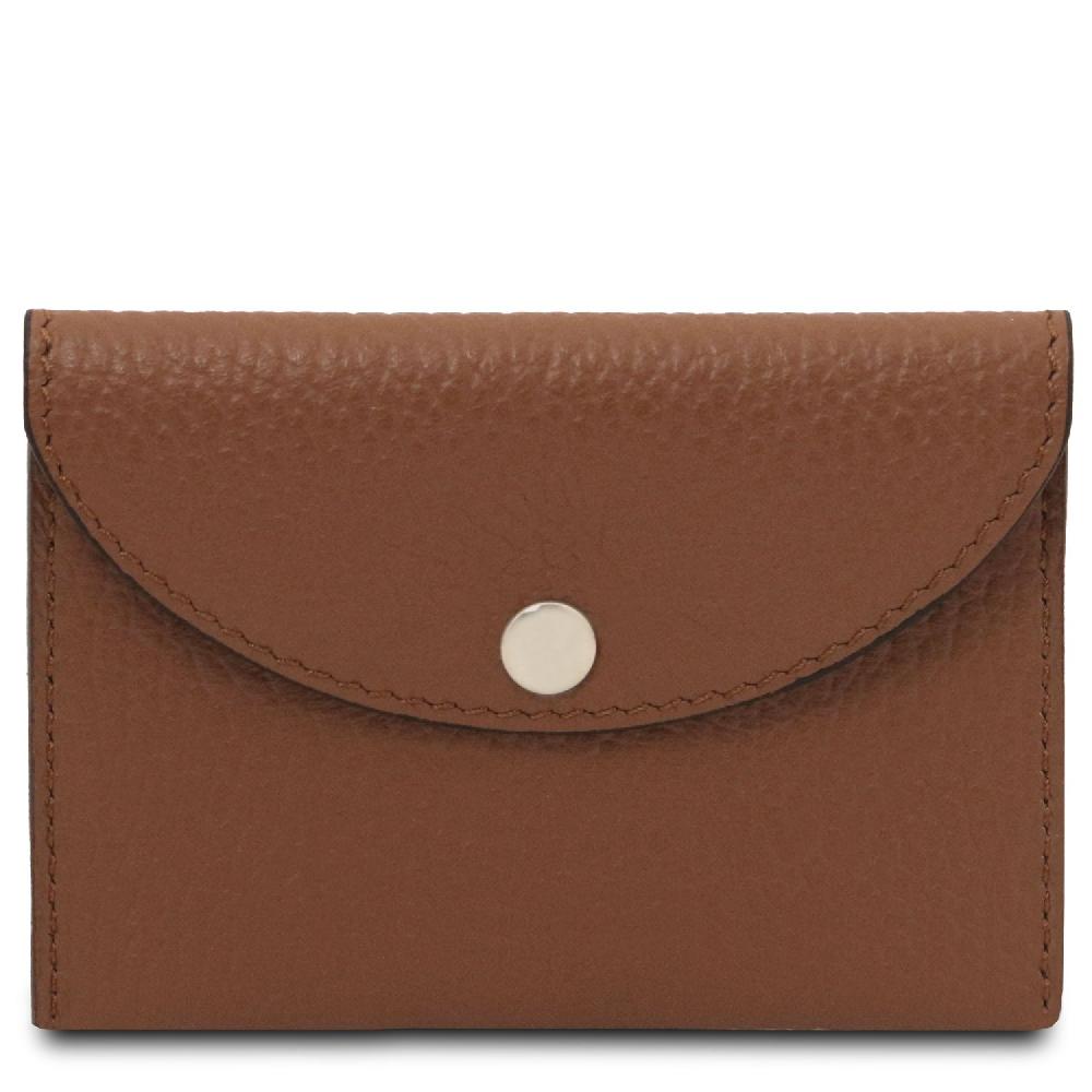 Tuscany Leather Porta Biglietti da Visita / Carte di Credito in Pelle Affare Del Giorno