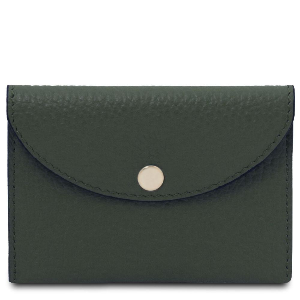 Tuscany Leather Porta Biglietti da Visita / Carte di Credito in Pelle Sottocosto