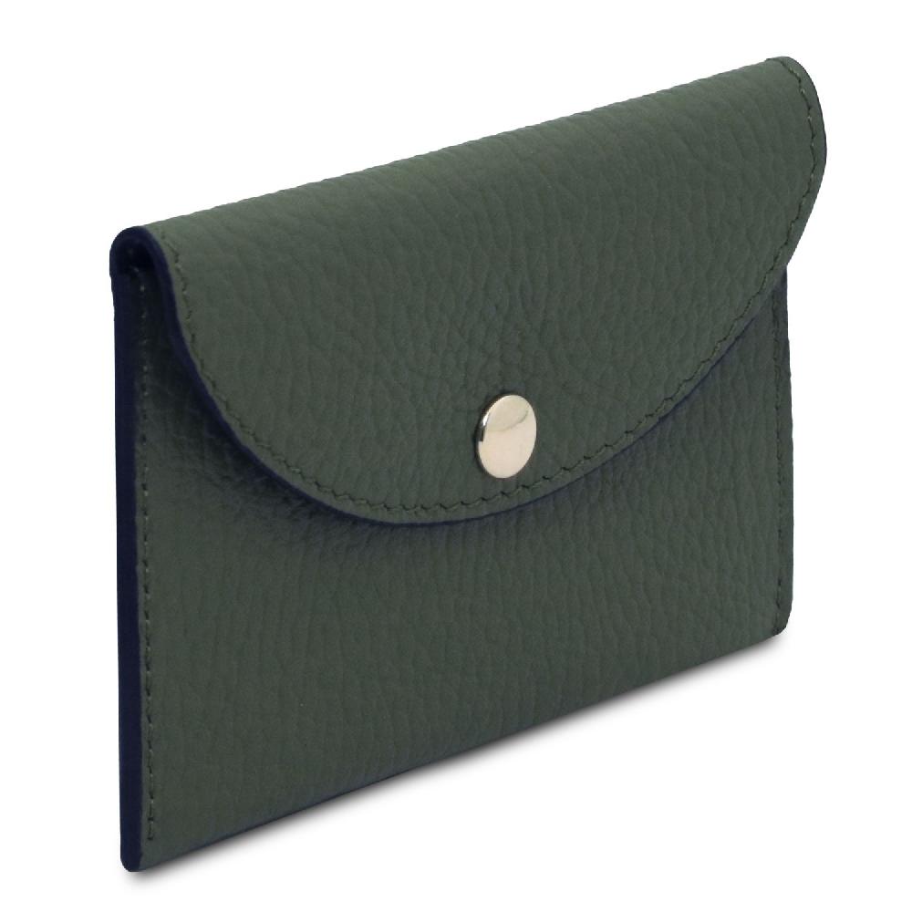 Tuscany Leather Porta Biglietti da Visita / Carte di Credito in Pelle Sottocosto