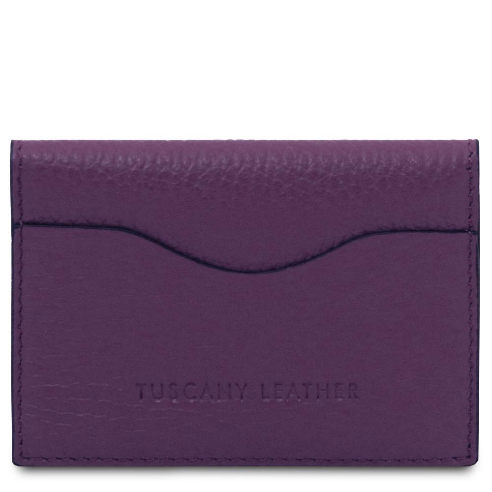 Tuscany Leather Porta Biglietti da Visita / Carte di Credito in Pelle Convenienza
