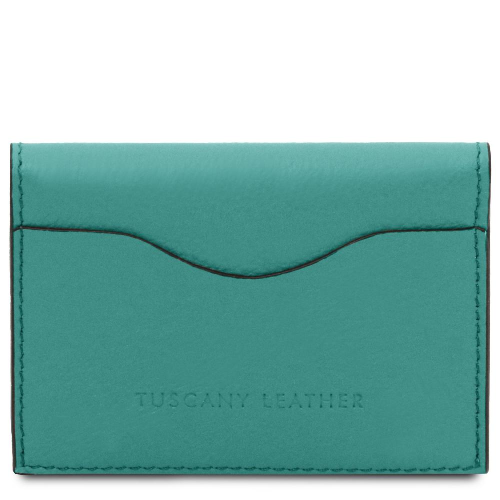 Tuscany Leather Porta Biglietti da Visita / Carte di Credito in Pelle Outlet