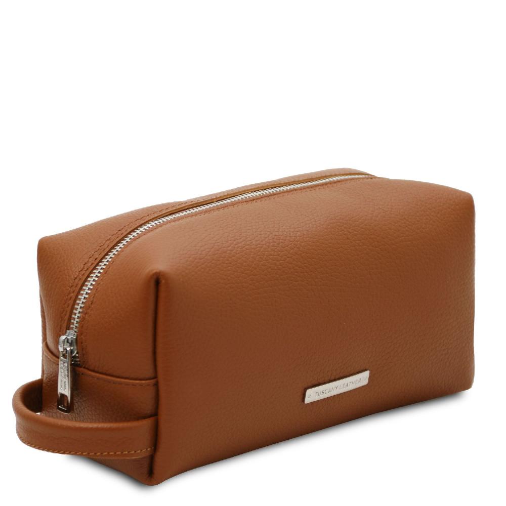Tuscany Leather Beauty Case in Pelle Morbida Nuova