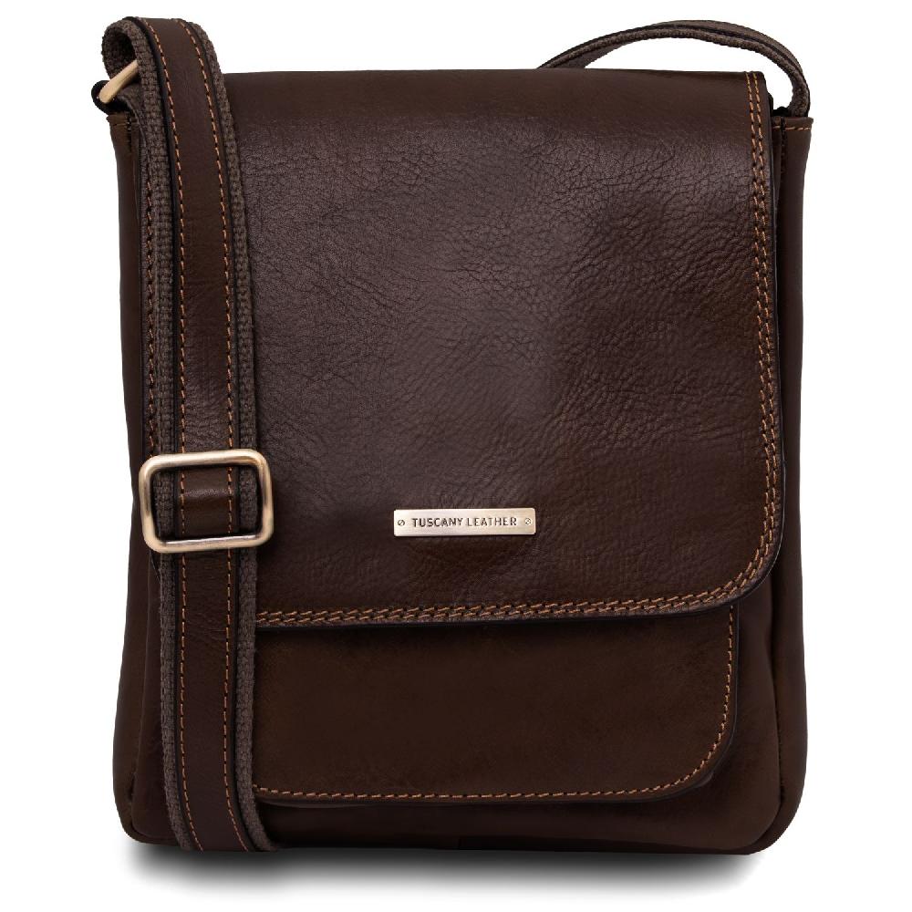 Tuscany Leather Borsello da Uomo in Pelle con Tasca Frontale Novità