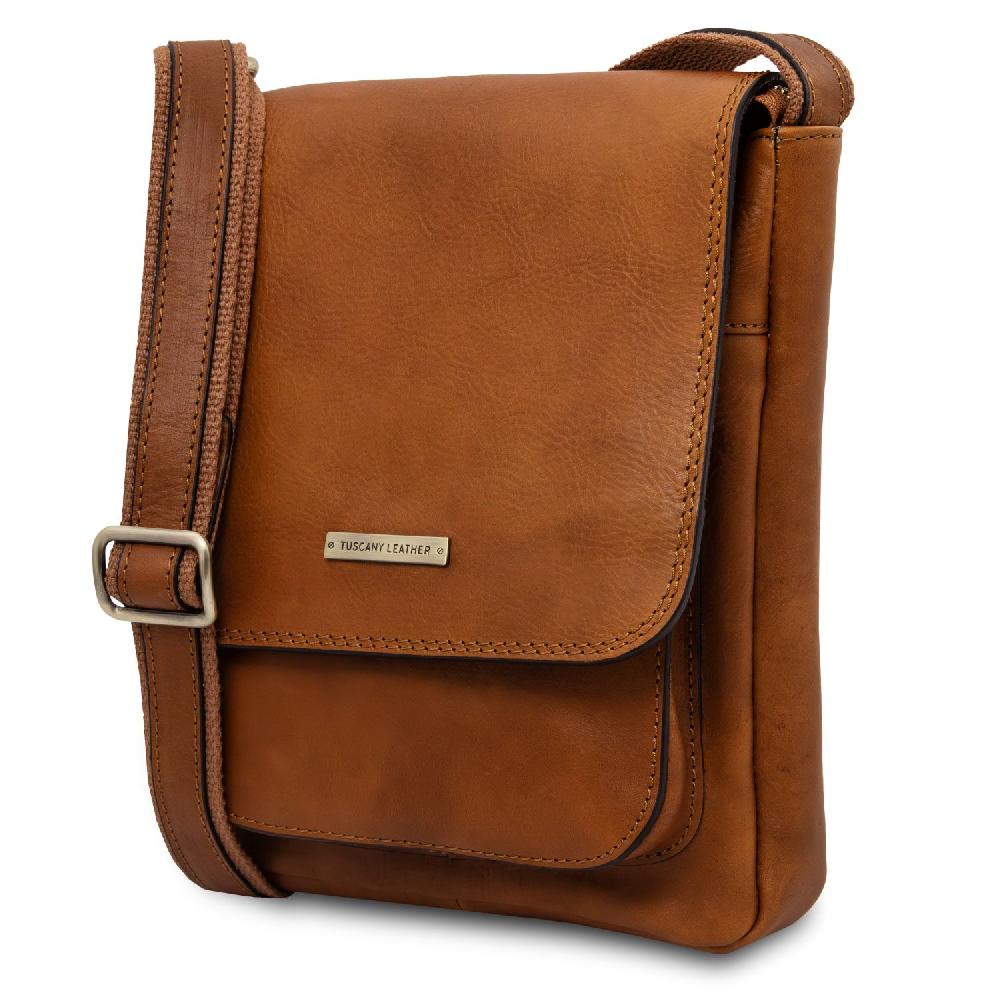 Tuscany Leather Borsello da Uomo in Pelle con Tasca Frontale Sconto
