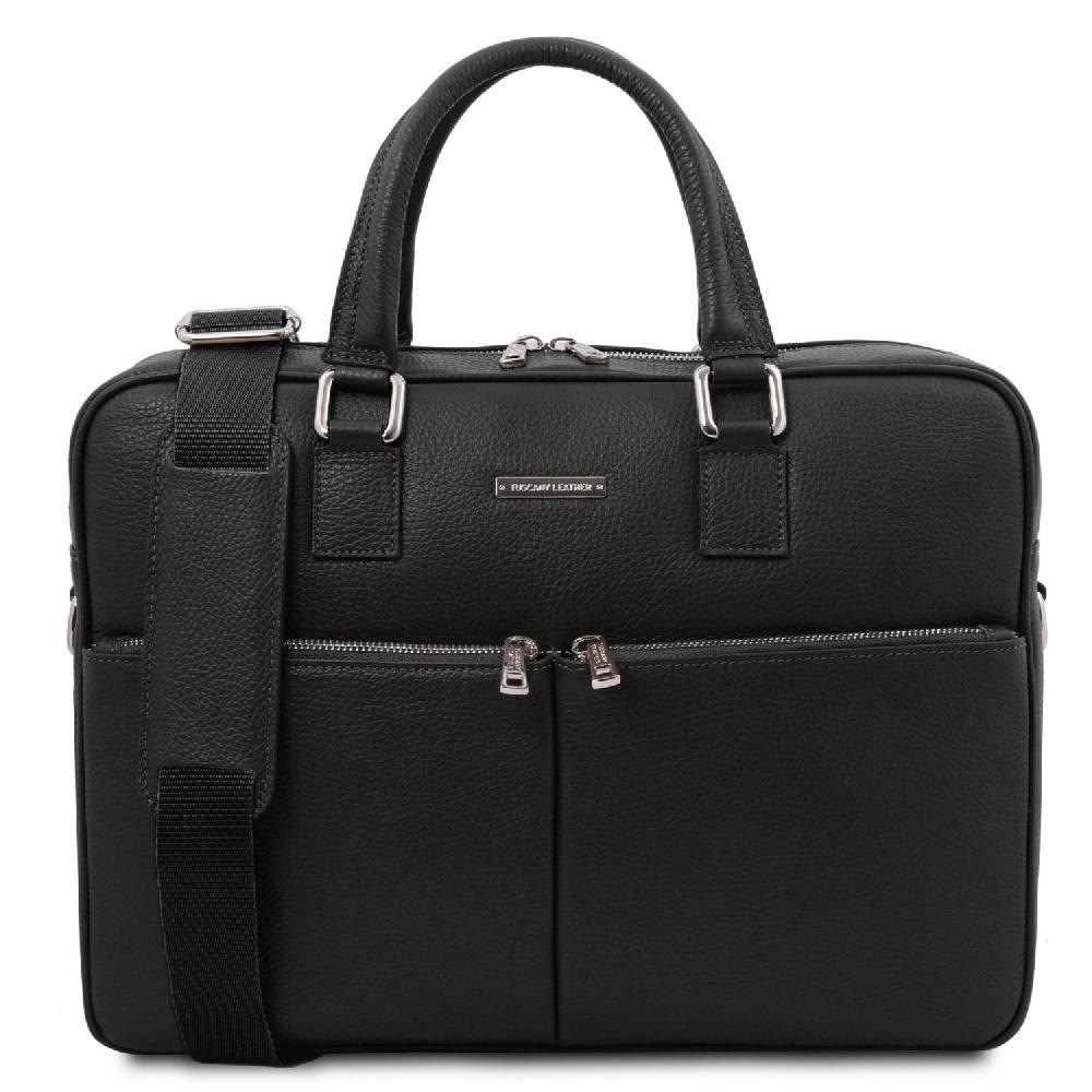Tuscany Leather Borsa Porta Computer in Pelle Outlet