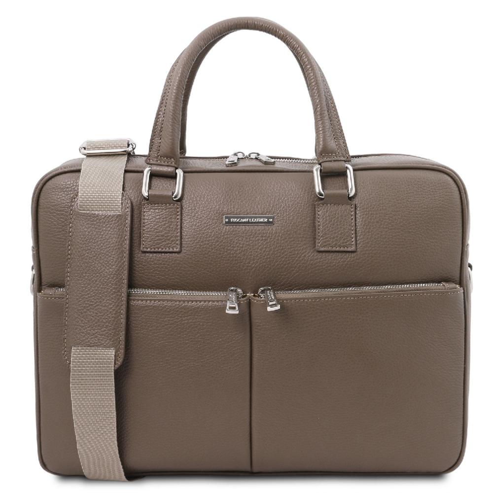 Tuscany Leather Borsa Porta Computer in Pelle Saldi