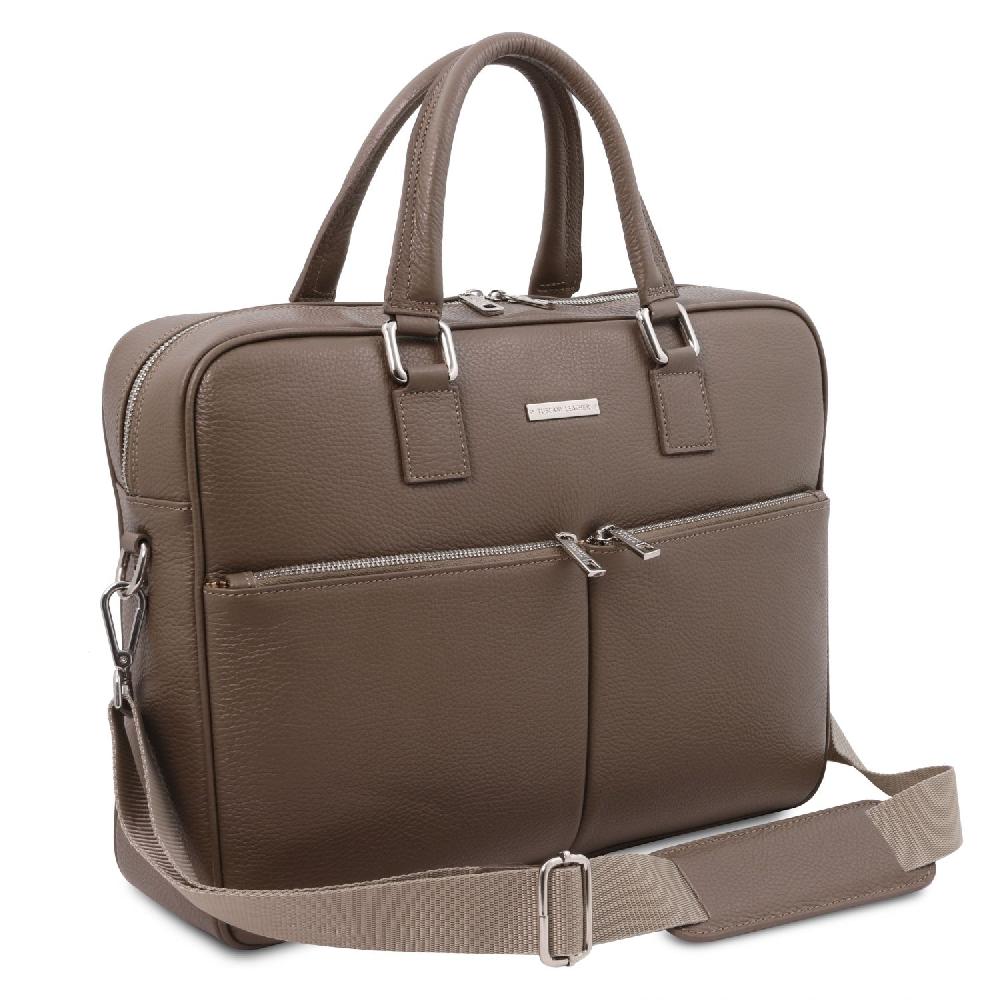 Tuscany Leather Borsa Porta Computer in Pelle Saldi