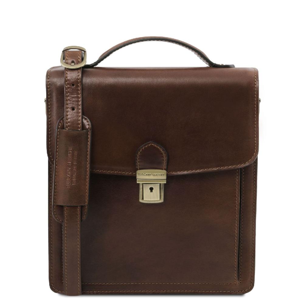 Tuscany Leather Borsello in Pelle a Tracolla - Misura Piccola I Più Venduti