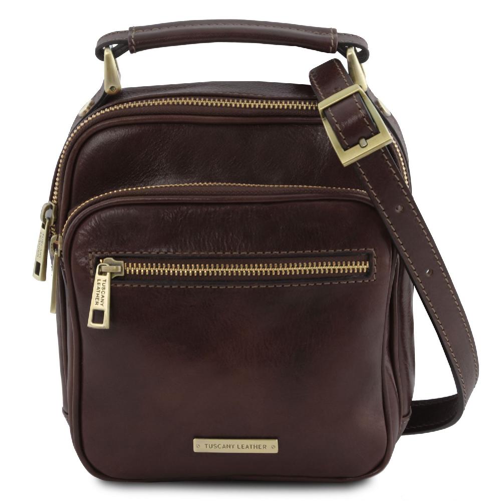 Tuscany Leather Borsello da Uomo in Pelle Shopping online