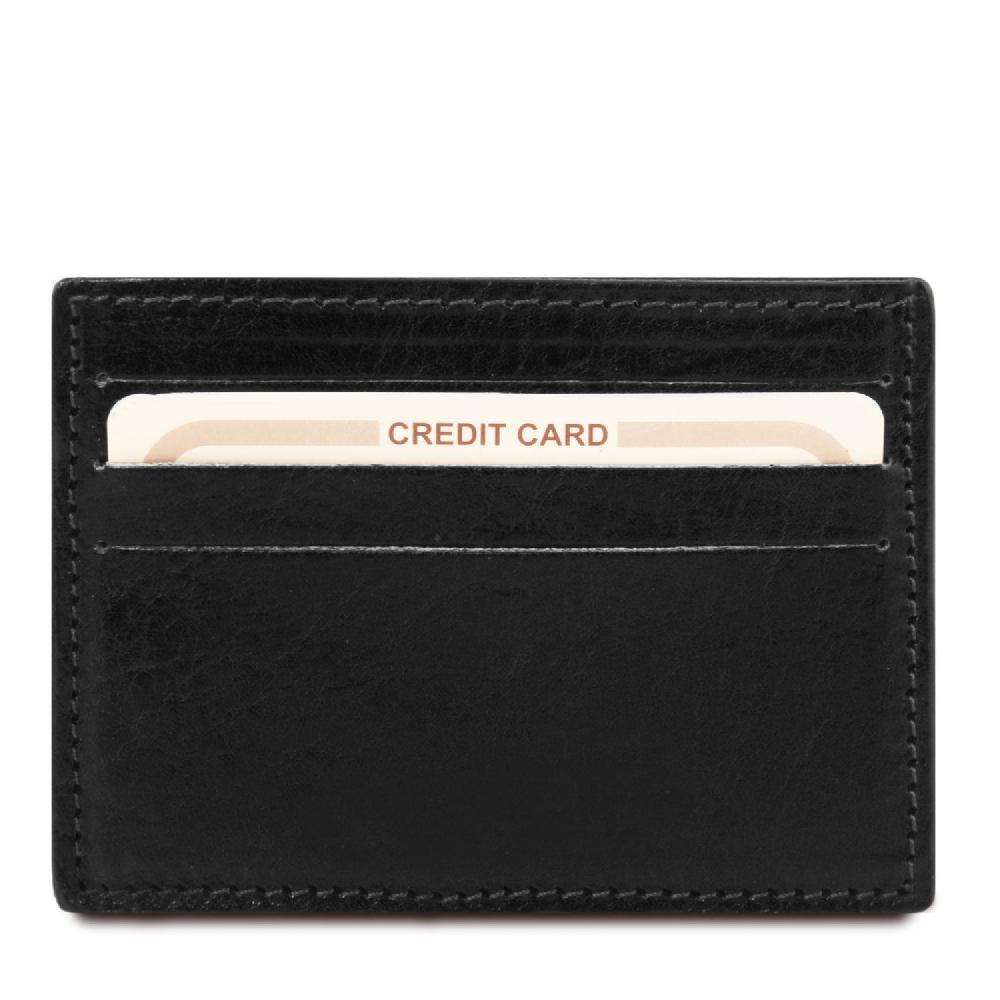 Tuscany Leather Esclusivo Portacarte di Credito in Pelle Ultimo giorno