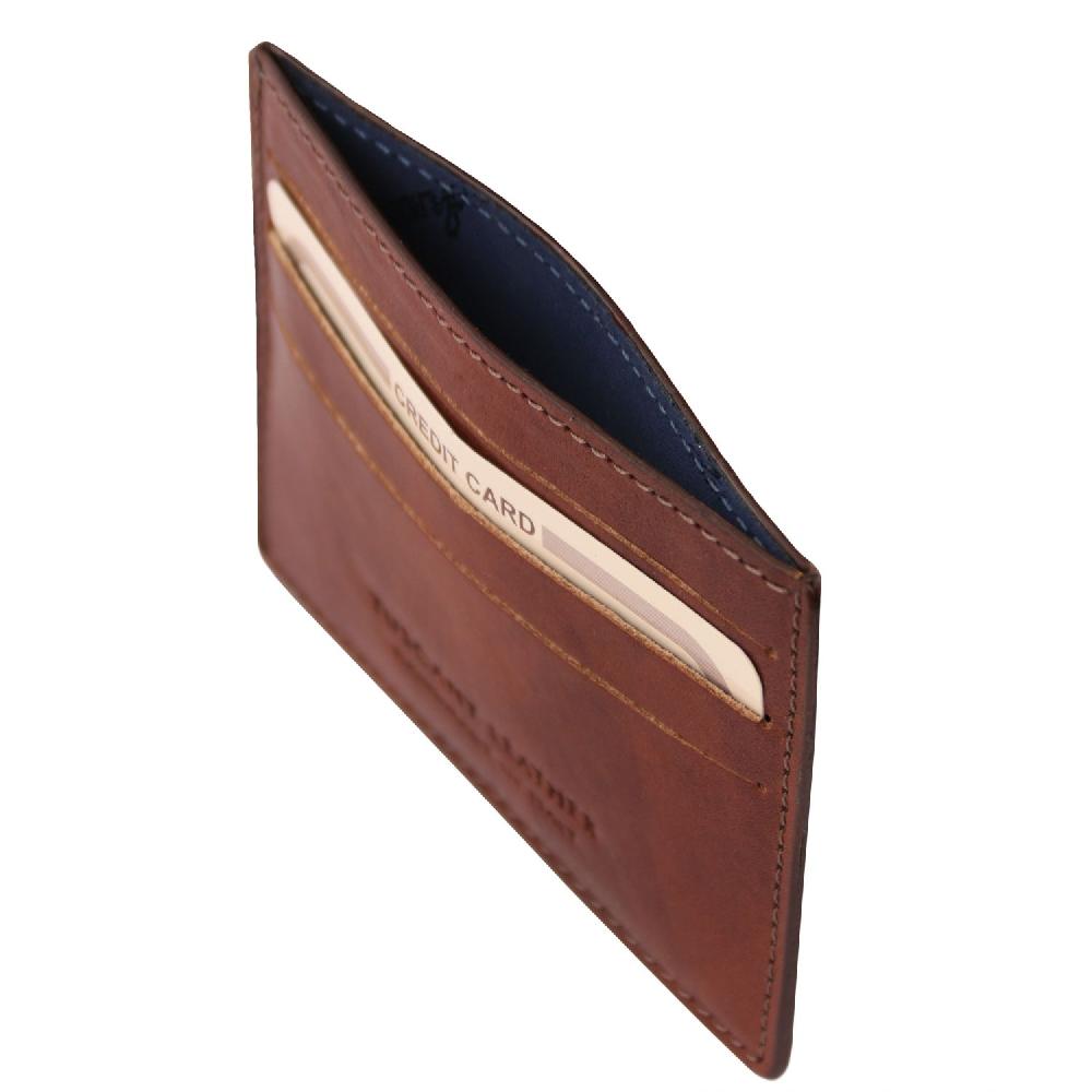 Tuscany Leather Esclusivo Portacarte di Credito in Pelle Ultimo giorno