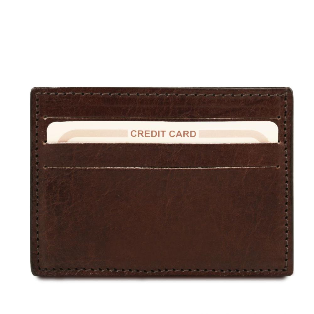 Tuscany Leather Esclusivo Portacarte di Credito in Pelle Promozione temporanea