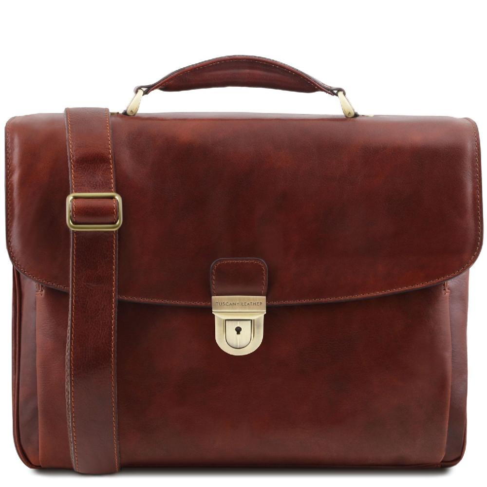 Tuscany Leather Trolley con 4 Ruote e Borsa Porta Computer TL SMART in Pelle Fino al 55% di sconto